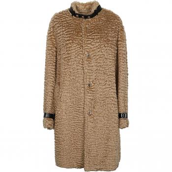 Jil Sander Cappotto Donna Mohair Cotone Beige 34