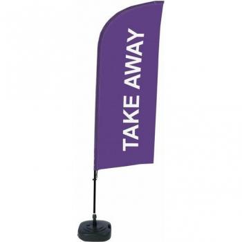 Showdown Beachflag Take‑Away Violett