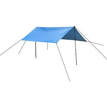 Large 3x3m Rainproof Canopy Shade with Moisture-Proof Beach Mat
