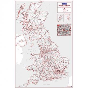 UK Postal Code Atlas – Monochrome Photographic Paper