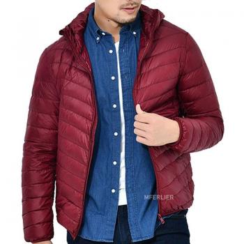 Parka con Capucha Mferlier para Hombre 7XL