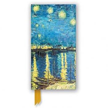 Vincent Van Gogh: Starry Night Over the Rhône (Foiled Slimline Journal)