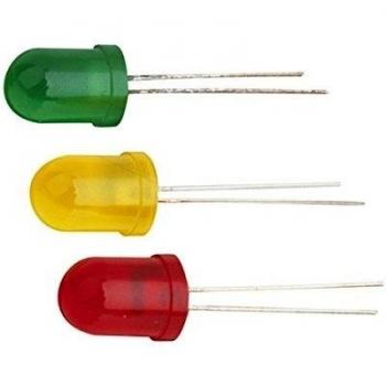 00 uds LED 10 mm rojo Electro Dh 12.675/10/R/AL 8430552059874