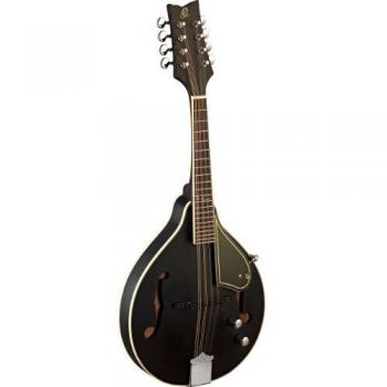 Ortega Guitars RMAE40S A-Style Series 8-String Mandoline, Black