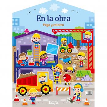 En la obra pego y coloreo (CASITAS