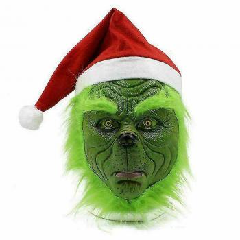 Pleine Tête Grinch Décor Festif