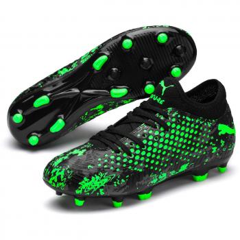 Puma Boys' Future 19.4 FG/AG Junior Football Boots, Black