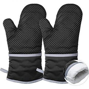 High-Temperature Resistant Oven Gloves with Non-Slip Features