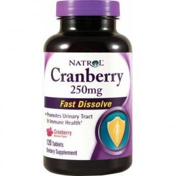 Fast-Dissolve Cranberry Capsules – Natrol 250 mg, 120 pcs