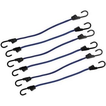 Silverline Compact Bungee Cords 6pk