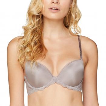 Calvin Klein Sujetador Lift Demi con Push-up, Talla 80B, Color Marfil