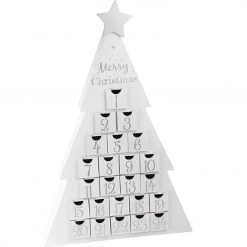 Calendario dell’Avvento “Stile Shabby Chic” in Legno