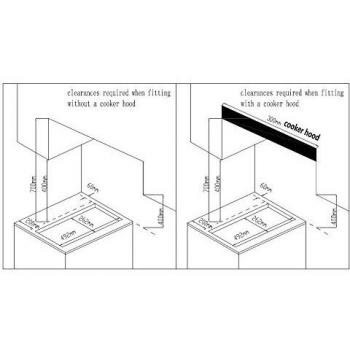 GH300SS 30 cm Gas Cooker – Built‑in, Stainless Steel, Auto‑Ignite