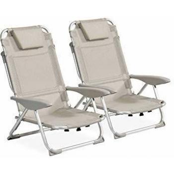 Clic Clac Poltrone da Spiaggia Grigio – Set 2