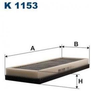 Particulate Filter K1153 – FILTRON, Habitáculo 388/139/40