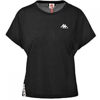 Kappa YUI Schwertschimmer‑Tee für Damen, L, Schwarz