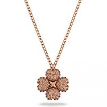 Swarovski, Pink Latisha Flower Pendant Necklace, ONE SIZE
