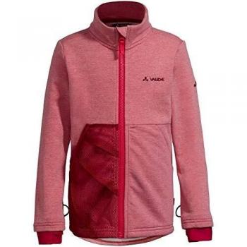 Vaude Fleecejacke für Kinder – Faunus Modell, Cranberry, 128 cm