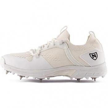 Newbery Elite Spike Cricket Shoes – 9, White Edition