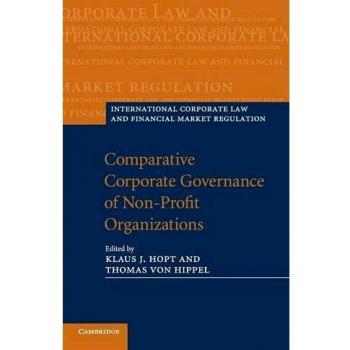 Comparative Corporate Governance of Non-Profit Organizations Hardback