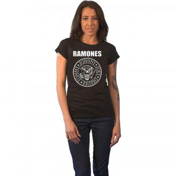 Ramones T-shirt Femme Manches Courtes Skinny S