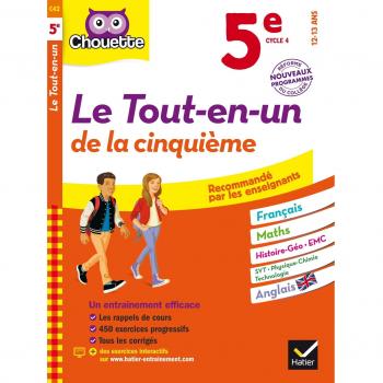 Le tout-en-un de la cinquième : 5e, cycle 4