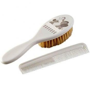 Rotho Babydesign Elefant Kamm und Bürste für Babys