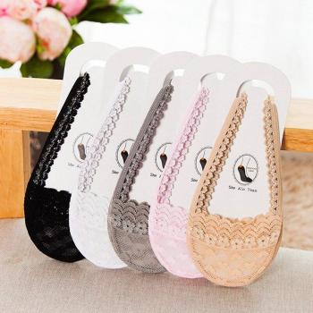 Chaussettes en coton respirantes et invisibles pour femme, collection été/automne, 10 unités = 5 paires