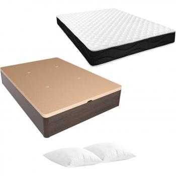 Pack Convertible Romero: Gran Almacenamiento + Colchón Viscoblack Reversible – Envío y Montaje Gratis