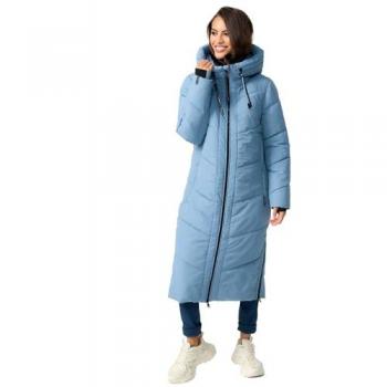 Winterjacke MARIKOO Nadaree XVI Gr. XS, blau (powder blau), Damen, Obermaterial: 100% Polyester; Futter: 100% Polyester; Wattierung: 100% Polyester; Ärmelfutter: 100% Polyester, Jacken, Stepp Mantel mit großer Kapuze