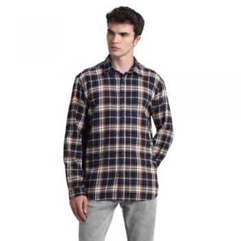 Jack & Jones Regular Fit Freizeithemd 'JOSHUA' Dunkelblau Größe XL