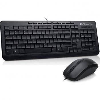 Combo de teclado QWERTY español multimedia Phoenix