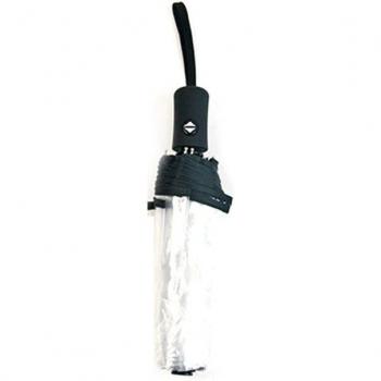 Parapluie transparent pour femmes, pliable et anti-vent