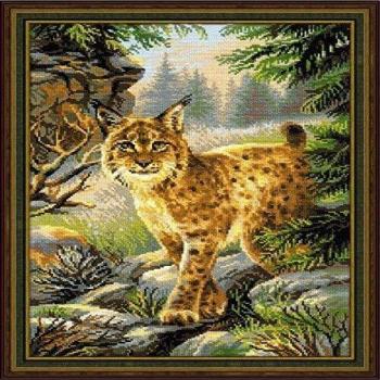 Riolis Kreuzstich-Kit Waldwirtin, Mehrfarbig, 30 x 40 cm