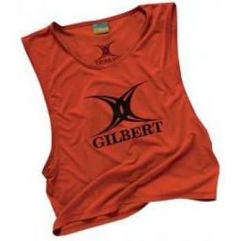 Youth Red Gilbert Poly Rugby Bib – 39 in