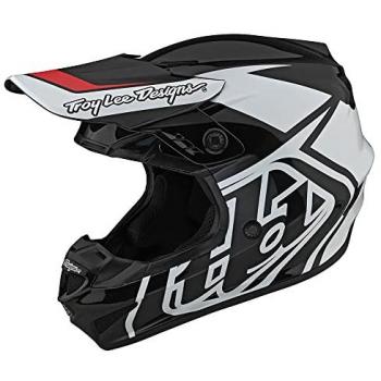 Motocross Lee GP Overload Casco 2XL en Negro y Blanco