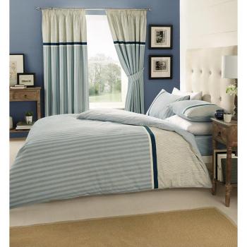 Blue Velvet Valeria Bed Ensemble