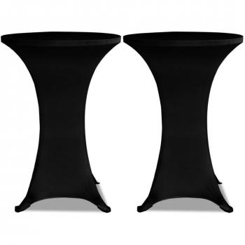 VidaXL Ø60cm Black Elastic Table Cover