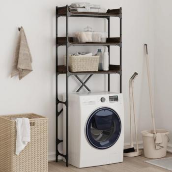 Washing Machine Shelf by vidaXL Brown Oak 67x25x163 cm
