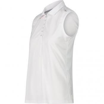 Polo CMP donna rosa e bianco-grigio