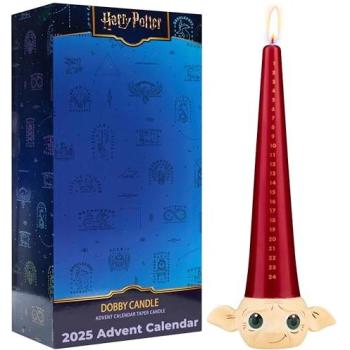 Dobby Seasonal Spark Tapered Candle – 12-Hour Edition