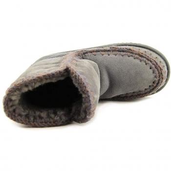 Mou Eskimo Outdoor Boots 24 cm – Braun‑Grau‑Stitch, Größe 38
