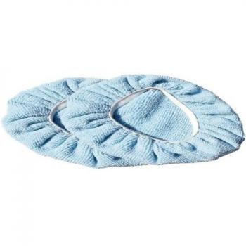 Cartrend Montagewerkzeug Set: 2x 180 mm Polierhaube hellblau – Mikro‑Faser