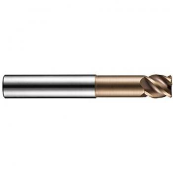 Dormer S521 6mm Dia x 0.5mm Cut 4-Flute TiSiN Carbide Corner Radius End Mill