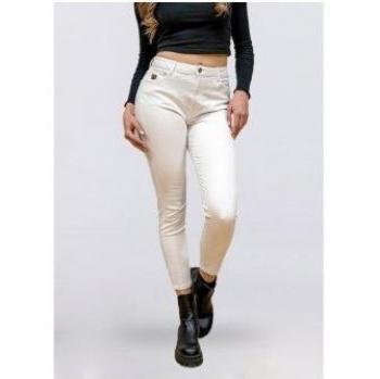 Lois Jeans Pantaloni Skinny Fit Vita Alta 123652-20108-2023 Bianco 33