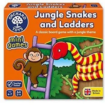 Orchard Toys Jungle Snakes and Ladders Mini Game