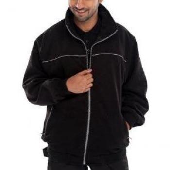 Medium Size Black Fleece Jacket by Endeavor