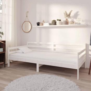 Sofa-lit 90x200 cm en bois de pin massif blanc