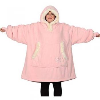 Snug Rug Eskimo Sweat Plaid à Capuche Quartz Rose