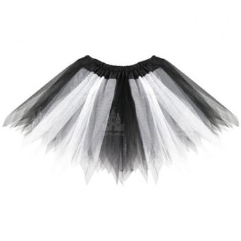 Tutú Negro y Blanco Infantil 30 cm
